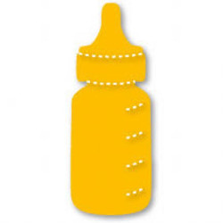 Fustella Sizzix Originals Yellow Biberon