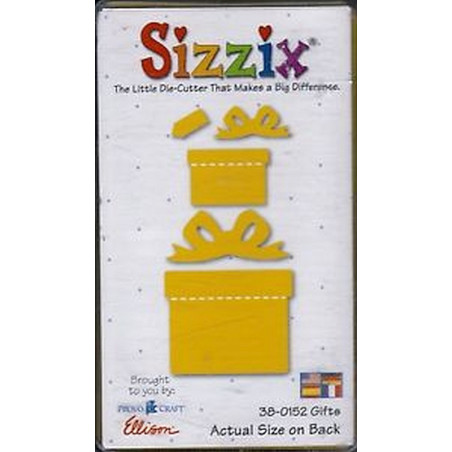 Fustella Sizzix Originals Yellow Regali