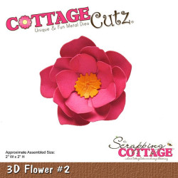 Fustella metallica Cottage Cutz 3D Flower 2