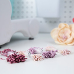 Sizzix Making Essential Flower Stamens 300 pistilli sfumature rosa