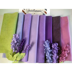 Pannolenci 1 mm  - KIT 8 colori Lavanda