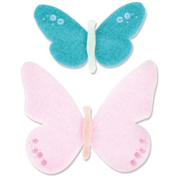 Fustella Sizzix Bigz Textile Butterflies