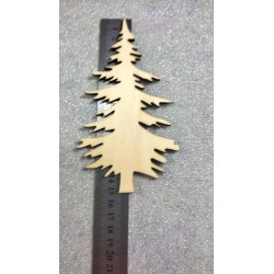 Sagoma in legno Albero larice grande