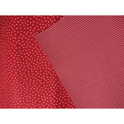 Feltro 3mm double face pois e righe 45x50 cm colore a scelta