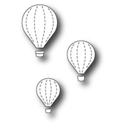 Fustella metallica Memory Box Floating Balloon Trio