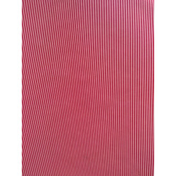 Feltro 3mm righe bianche e rosse 50x50 cm