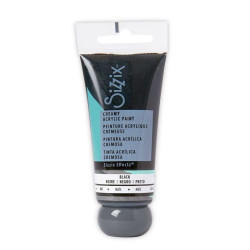 Sizzix Effectz Colore Acrilico Opaco Cremoso Nero 60ml