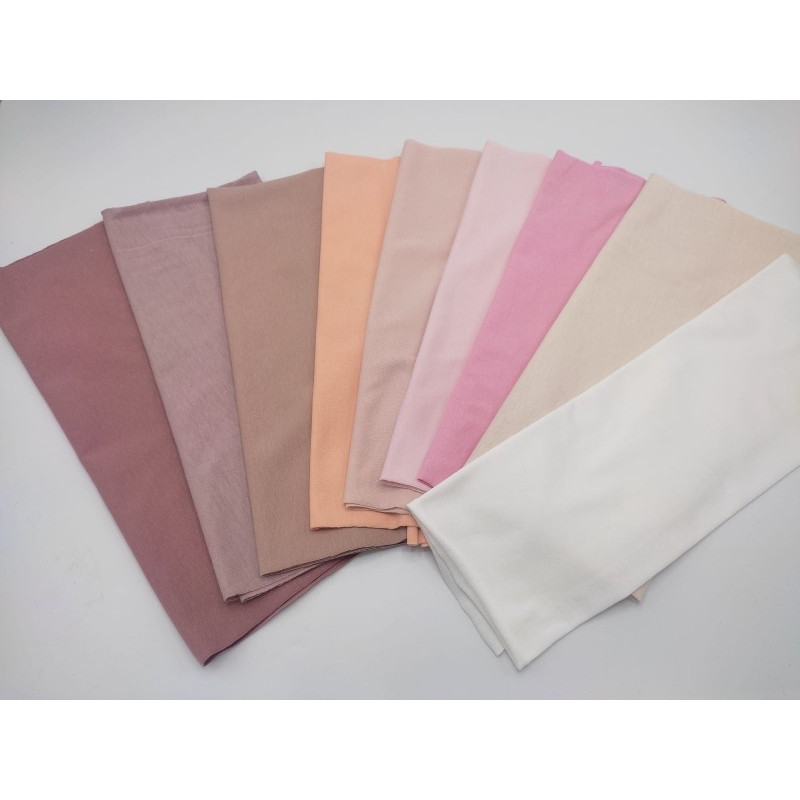 Jersey - KIT Rose PASTELLO 9 fogli 50x30 cm