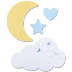 Fustella Sizzix BIGZ L Moon & Cloud