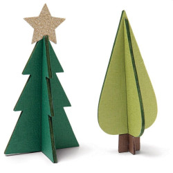 Fustella Sizzix Bigz Tree Ornaments