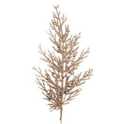 Ramo Thuja Glitter champagne 27 cm