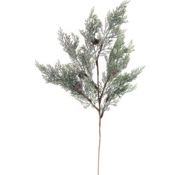 Ramo thuja con brina 72 cm