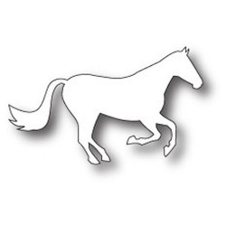 Fustella metallica PoppyStamps Galloping Stallion