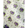 Pannolenci stampato 1mm Bouquet di rose viola misura a scelta