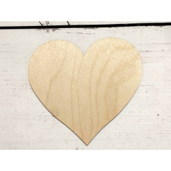 Sagoma in legno Cuore pieno