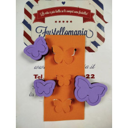 Kit 3 fustelline farfalle