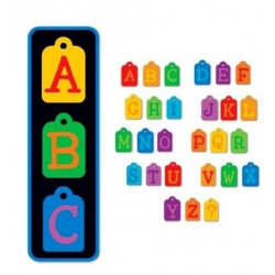 Fustella Sizzix Doodle Tag Alphabet Set Uppercase maiuscolo