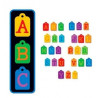 Fustella Sizzix Doodle Tag Alphabet Set Uppercase maiuscolo