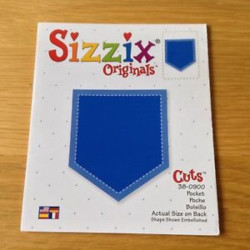 Fustella Sizzix Originals Tasca jeans