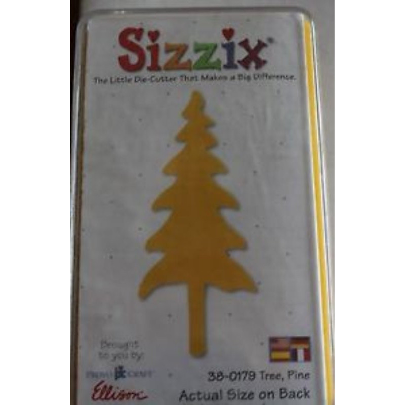 Fustella Sizzix Originals Yellow Albero abete