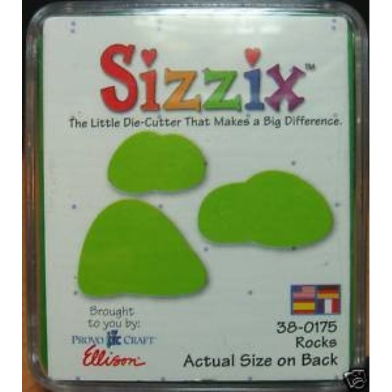 Fustella Sizzix Originals Green Rocce