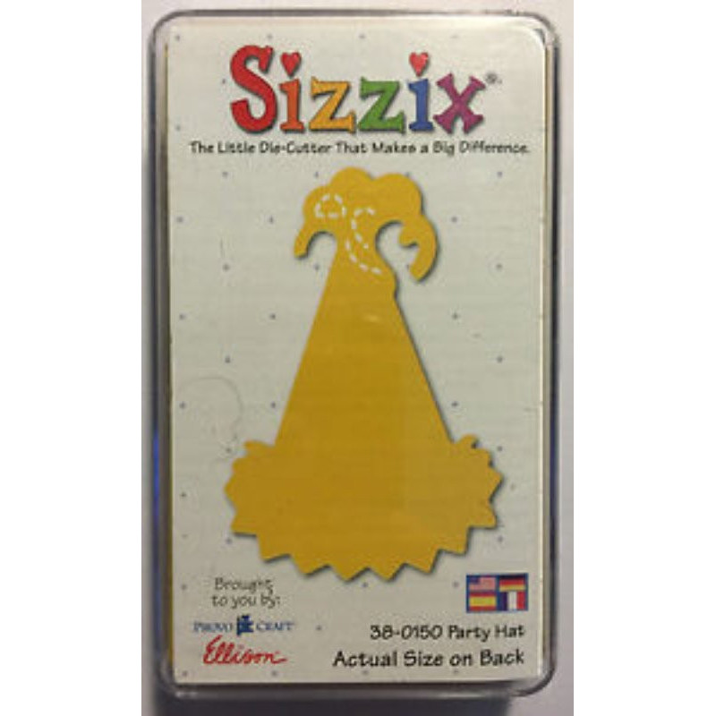 Fustella Sizzix Originals Yellow Cappello da party