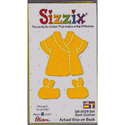 Fustella Sizzix Originals Yellow Vestiti da bagno