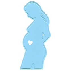 Fustella metallica Marianne Design Creatables Pregnant