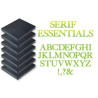 Fustella Sizzix Serif Essential Alfabeto