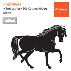 Fustella metallica Marianne Design Craftables Horse