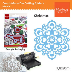 Fustella metallica Marianne Design Creatables Snowflake