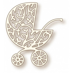 Fustella metallica Ornate Pram