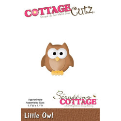 Fustella metallica Cottage Cutz Little Owl