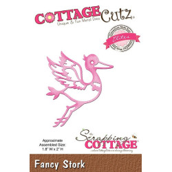 Fustella metallica Cottage Cutz Fancy Stork