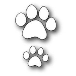 Fustella metallica PoppyStamps Kitty Paw Prints