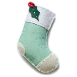 Fustella metallica Memory Box Plush Holly Stocking