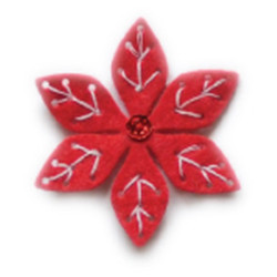 Fustella metallica Memory Box Plush Small Poinsettia