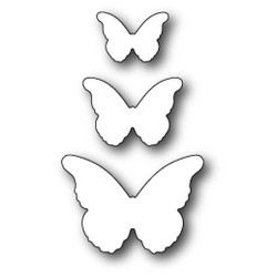 Fustella metallica Memory Box Cascadia Butterfly Trio