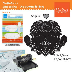 Fustella metallica Marianne Design Craftables Angel with Heart