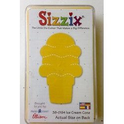 Fustella Sizzix Originals Yellow Cono gelato