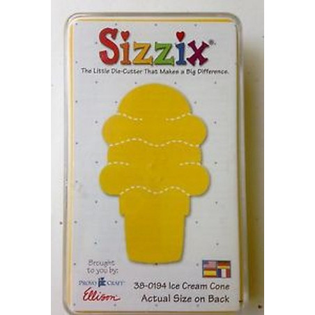 Fustella Sizzix Originals Yellow Cono gelato