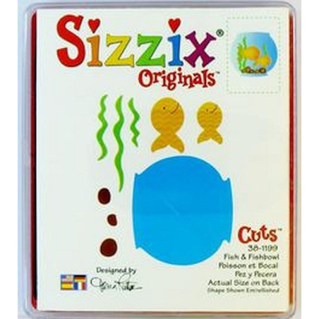 Fustella Sizzix Originals Pesce e acquario