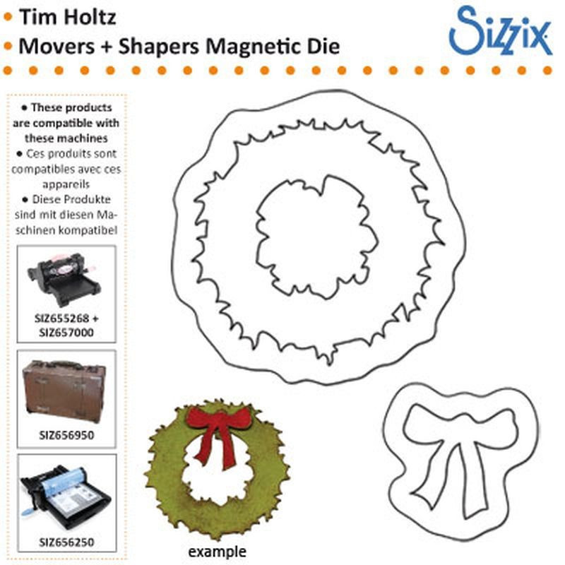 Fustella Sizzix Movers & Shapers Mini Wreath