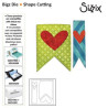 Fustella Sizzix Bigz Cane Banner e cuori