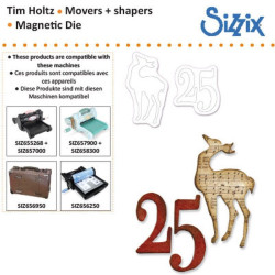 Fustella Sizzix Movers & Shapers Renna