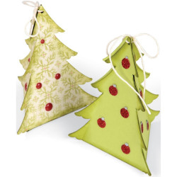 Fustella Sizzix Originals Scatola Albero Natale