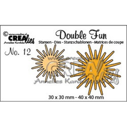 Fustella metallica Crealies Double fun 12