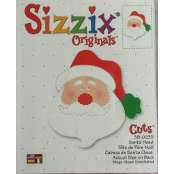 Fustella Sizzix Originals Testa Babbo natale