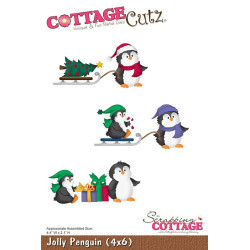 Fustella metallica Cottage Cutz Jolly Penguin