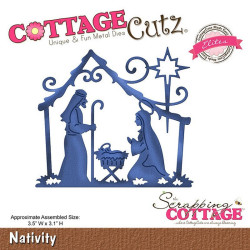 Fustella metallica Cottage Cutz Nativity